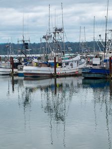 Preview wallpaper boats, ships, bay, pier