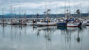 Preview wallpaper boats, ships, bay, pier