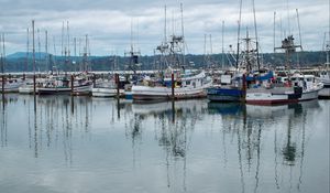 Preview wallpaper boats, ships, bay, pier