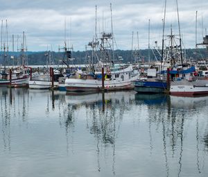 Preview wallpaper boats, ships, bay, pier