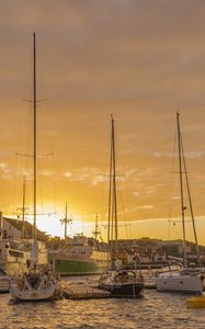 Preview wallpaper boats, ships, pier, bay