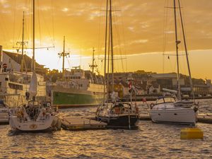 Preview wallpaper boats, ships, pier, bay