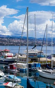 Preview wallpaper boats, yachts, bay, sea