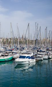 Preview wallpaper boats, yachts, pier, water