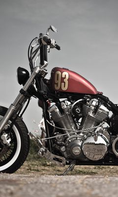 240x400 Wallpaper bobber, xv 1600, motorcycle, style, bike