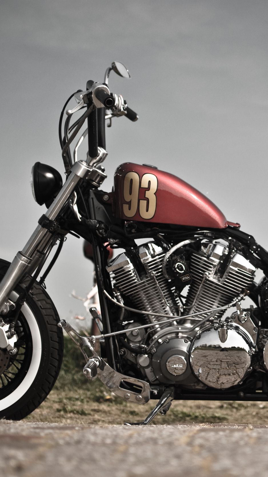 938x1668 Wallpaper bobber, xv 1600, motorcycle, style, bike