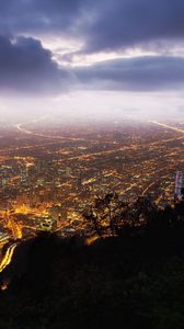 Preview wallpaper bogota, colombia, night, view from the top