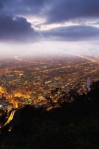 Preview wallpaper bogota, colombia, night, view from the top