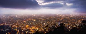 Preview wallpaper bogota, colombia, night, view from the top