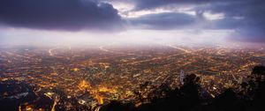 Preview wallpaper bogota, colombia, night, view from the top