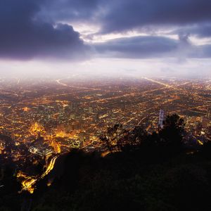 Preview wallpaper bogota, colombia, night, view from the top