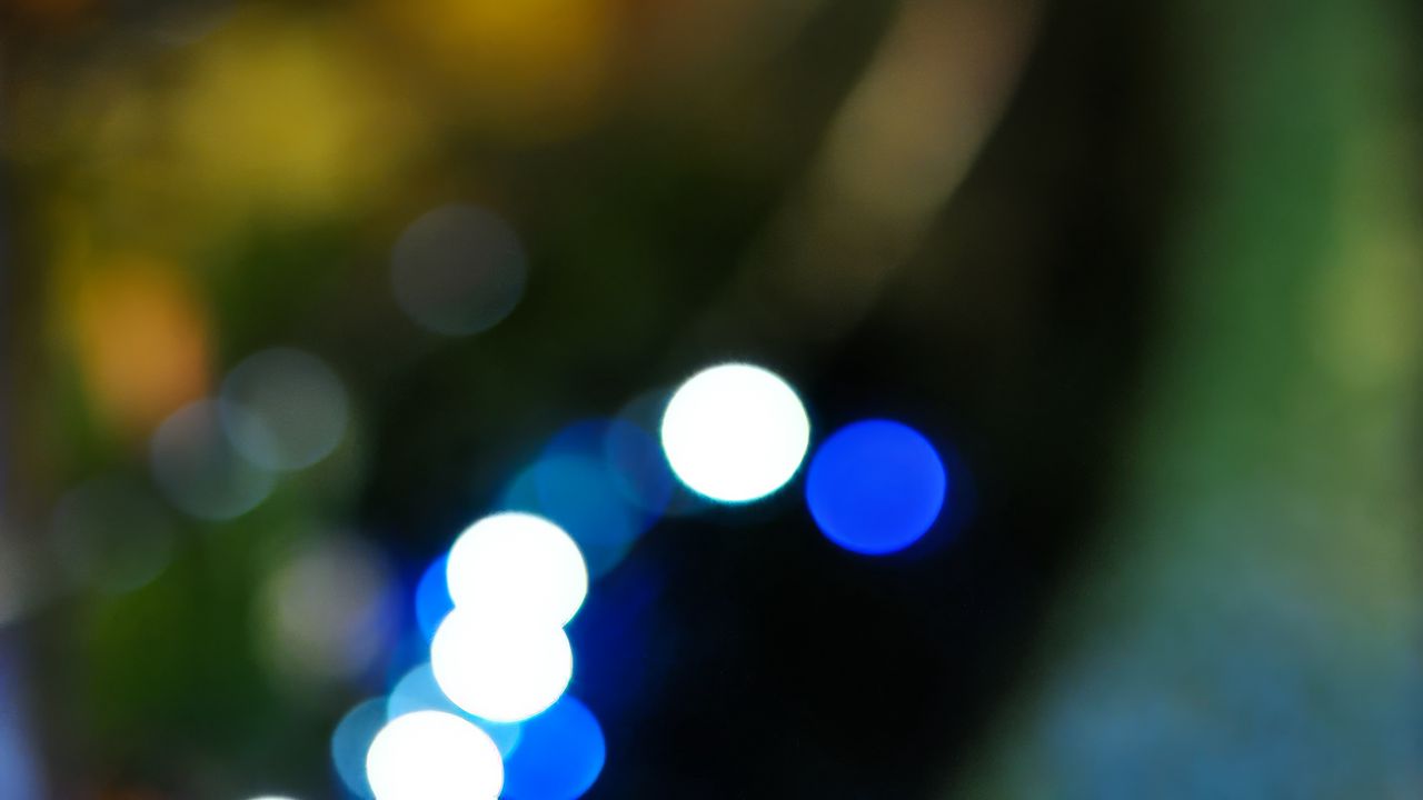 Wallpaper bokeh, blur, lights, background