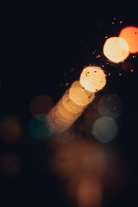 Preview wallpaper bokeh, glare, glass, drops, macro