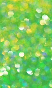 Preview wallpaper bokeh, glare, glitter, circles, green