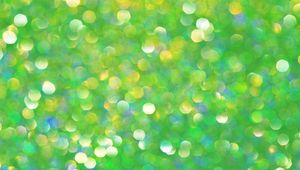 Preview wallpaper bokeh, glare, glitter, circles, green