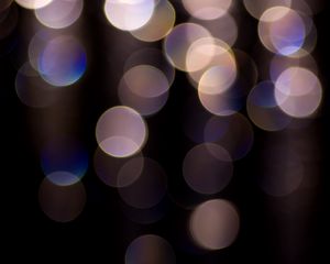 Preview wallpaper bokeh, glare, lights, abstraction