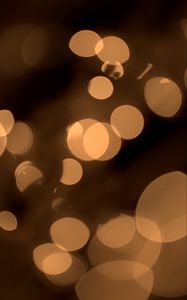 Preview wallpaper bokeh, glare, macro, golden