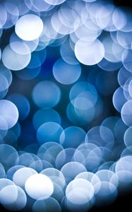 Preview wallpaper bokeh, glow, circles, intersection, transparent, blue