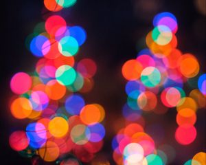 Preview wallpaper bokeh, glow, light, circles, intersection