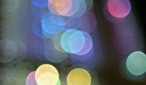 Preview wallpaper bokeh, lights, background, blur