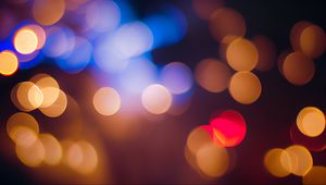 Preview wallpaper bokeh, lights, blur, abstraction