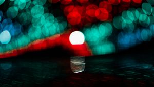 Preview wallpaper bokeh, lights, macro, blur