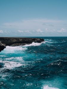 Preview wallpaper bonaire, caribbean netherlands, coast, surf