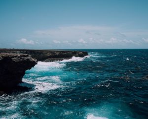 Preview wallpaper bonaire, caribbean netherlands, coast, surf