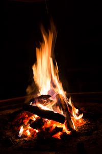 Preview wallpaper bonfire, fire, firewood, flame, coal