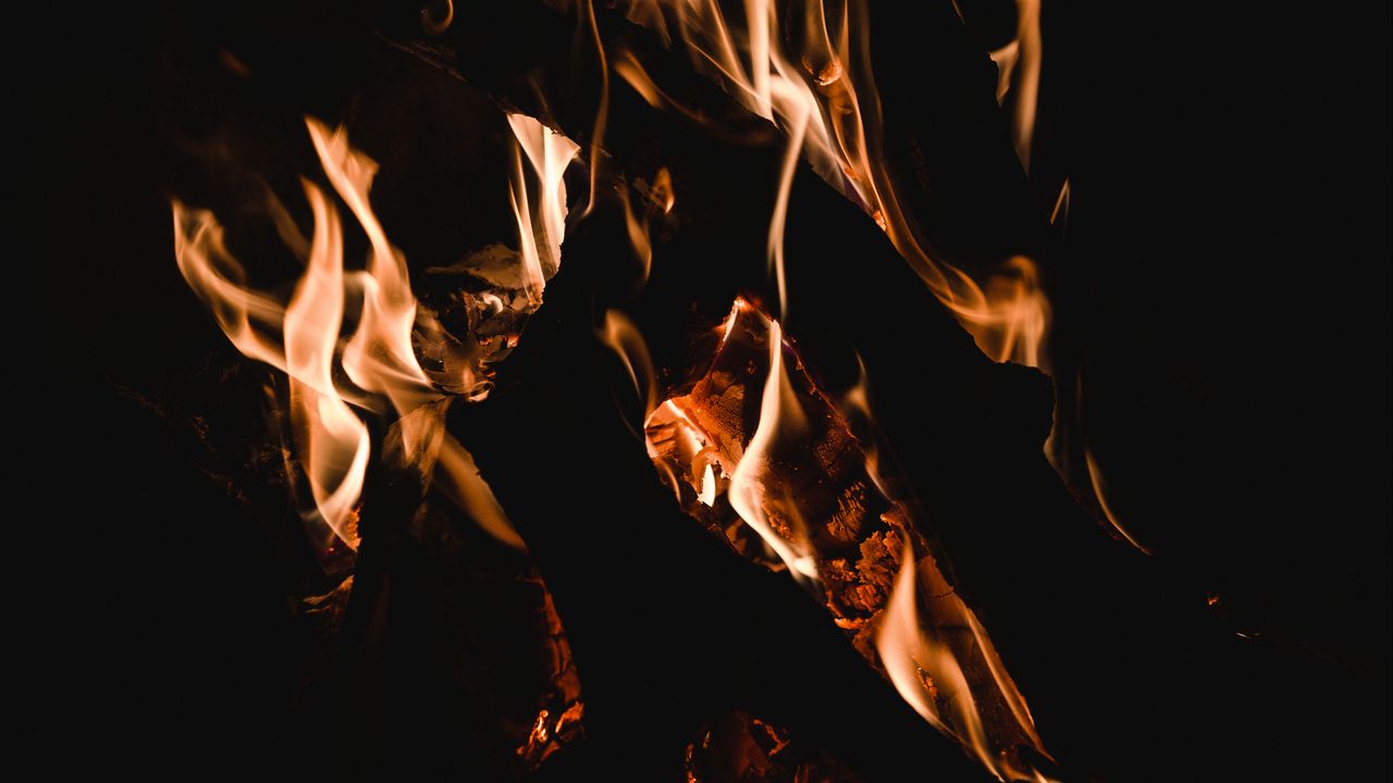 Wallpaper bonfire, fire, flame