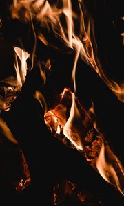 Preview wallpaper bonfire, fire, flame