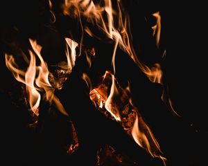 Preview wallpaper bonfire, fire, flame