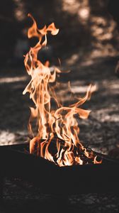 Preview wallpaper bonfire, fire, grill, flame
