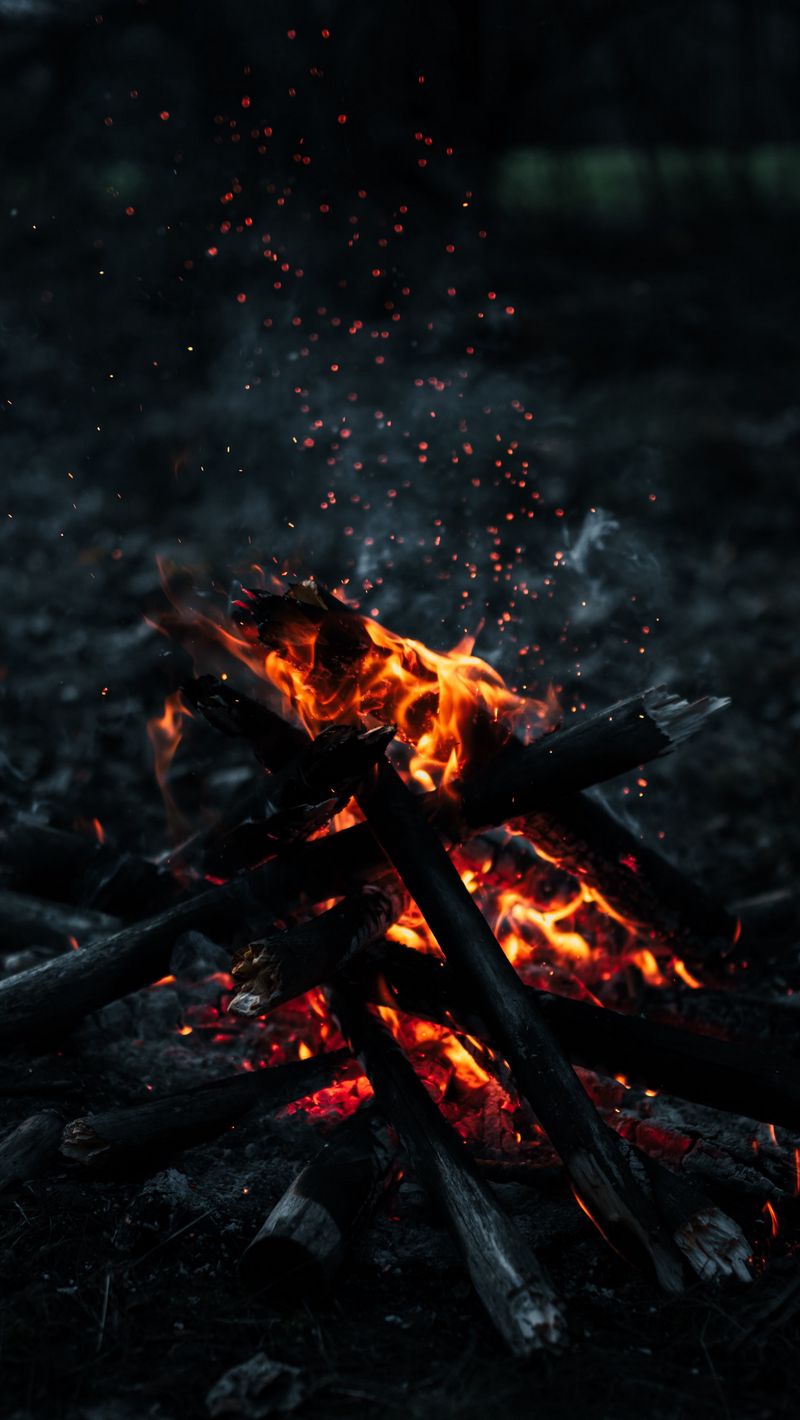 Bonfire Firewood Dark Background 4K HD Dark Background Wallpapers | HD  Wallpapers | ID #107345