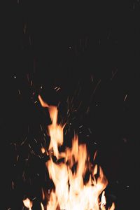 Preview wallpaper bonfire, fire, sparks, flame