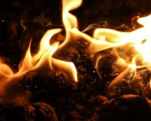 Preview wallpaper bonfire, flame, fire