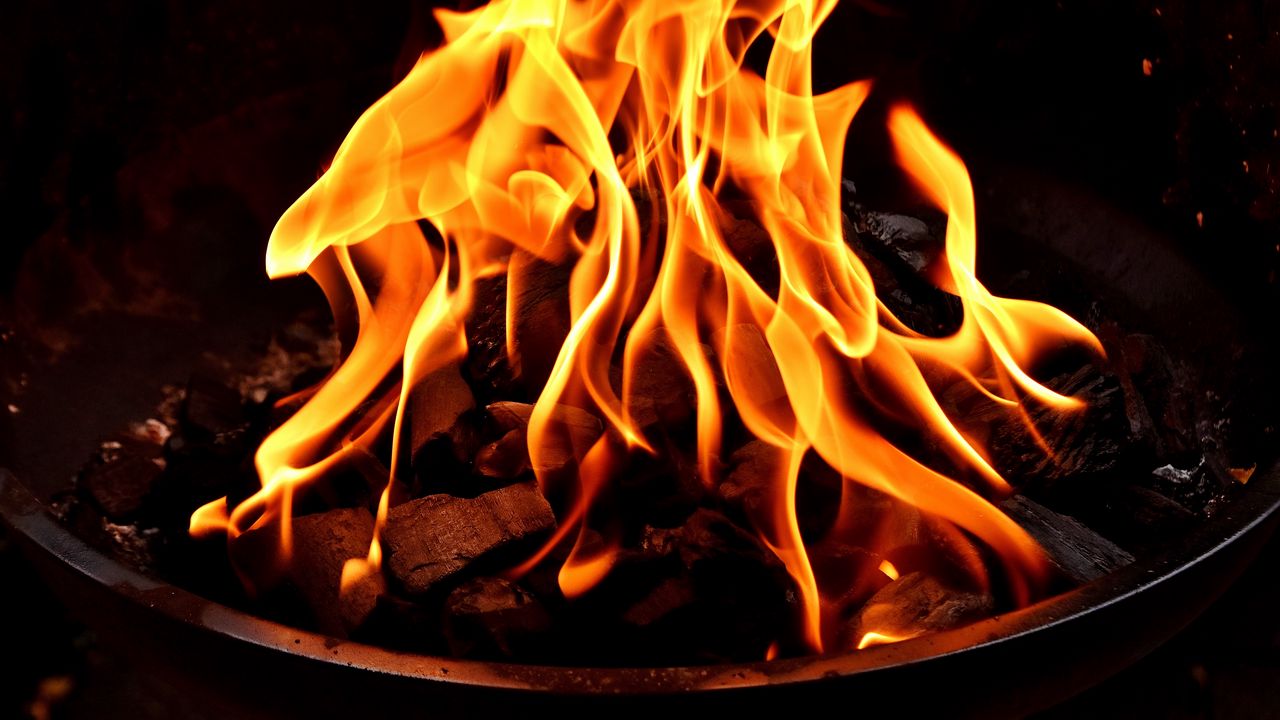 Wallpaper bonfire, flame, fire