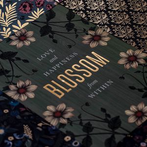 Preview wallpaper book, blossom, inscription, words, text