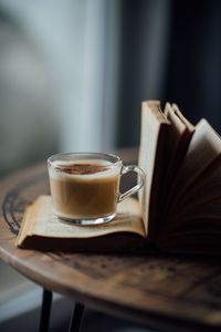 Preview wallpaper book, cup, coffee