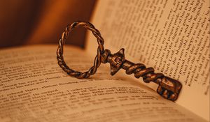 Preview wallpaper book, key, reading