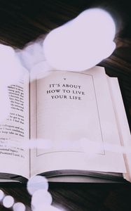 Preview wallpaper book, motivation, inscription, text, life