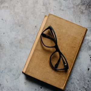 Preview wallpaper book, reading, glasses