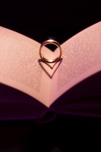 Preview wallpaper book, ring, love, romance