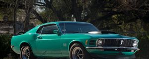 Preview wallpaper boss, tanks, classic, ford, mustang, wheels, old cars, elanor