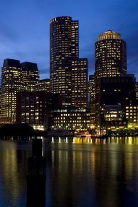 Preview wallpaper boston, city landscape, comfort, river, solitude, silence, tranquility