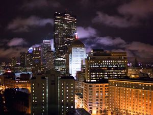 Preview wallpaper boston, massachusetts, night, building