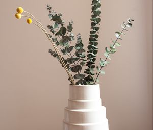 Preview wallpaper bouquet, branches, vase, aesthetics, decor