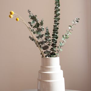 Preview wallpaper bouquet, branches, vase, aesthetics, decor