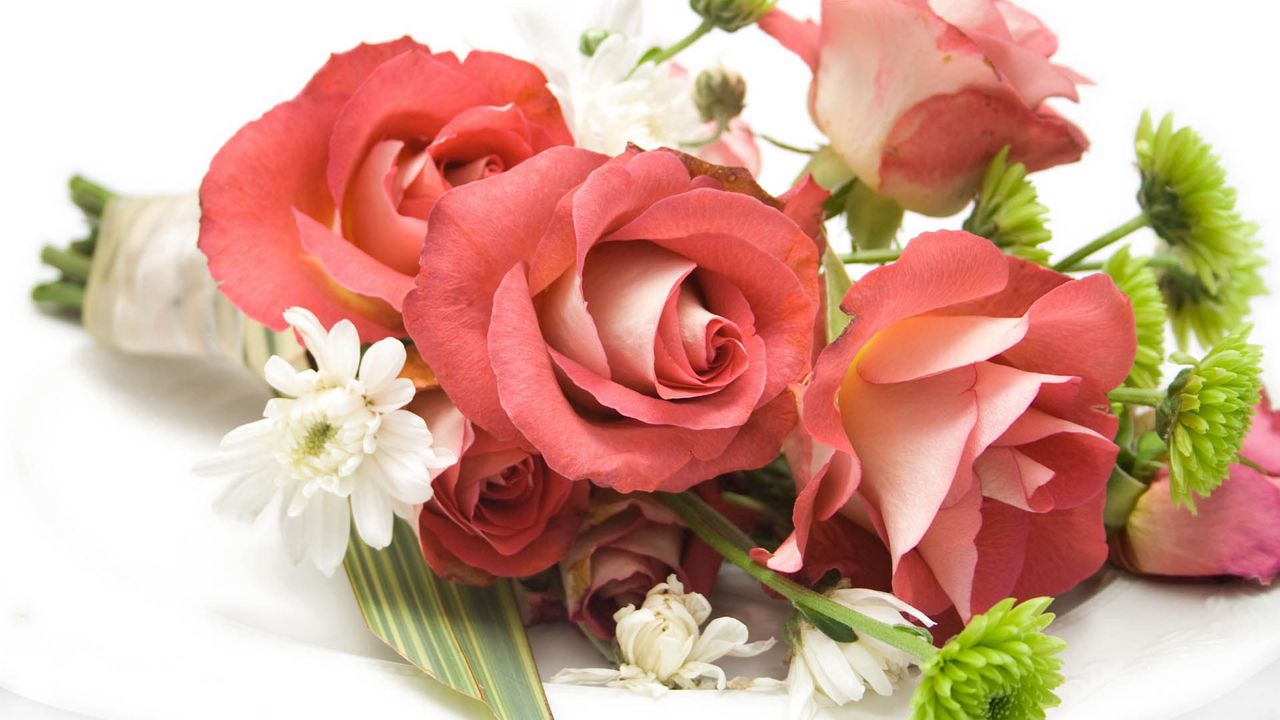 Wallpaper bouquet, composition, beautiful, roses, flowers
