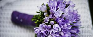 Preview wallpaper bouquet, flower, purple